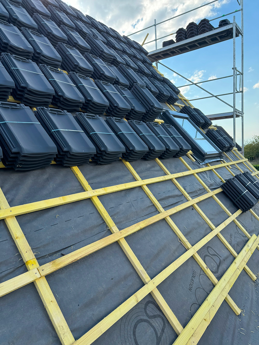 toiture en construction